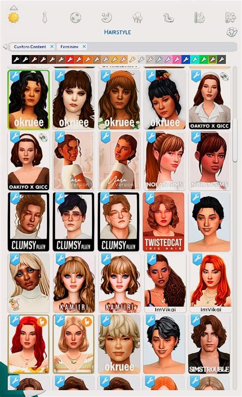sims 4 more slots in cas|More Columns in CAS Mod: Expand your Create A Sim Catalog .